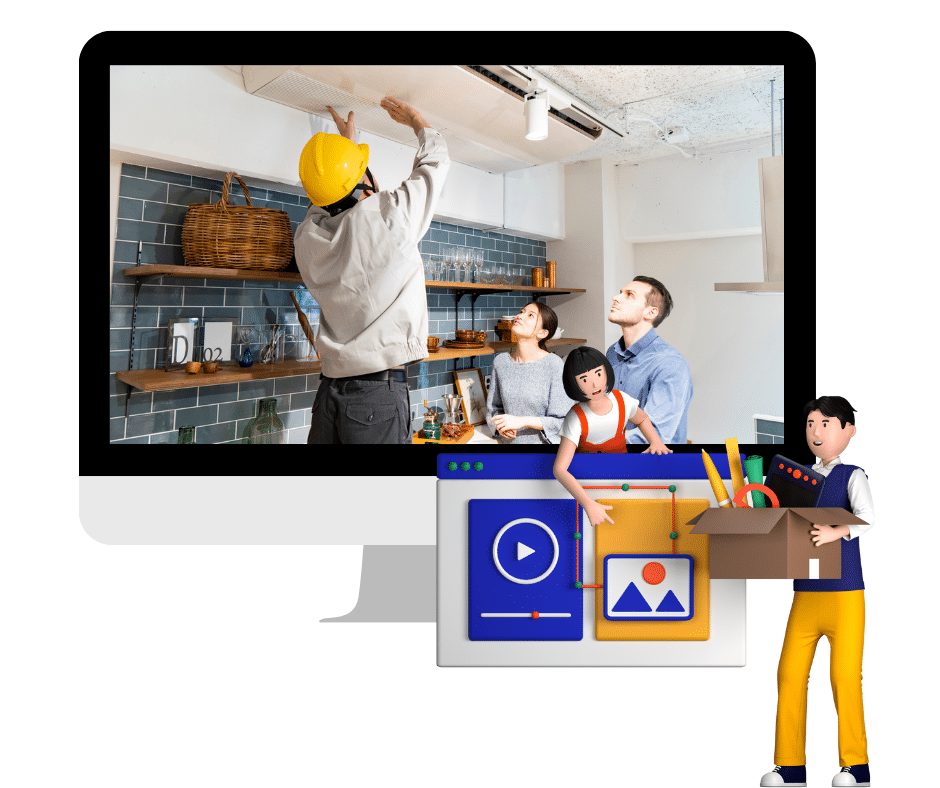 4 تصميم موقع شركة صيانة وخدمات فنية - الصورة 1