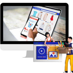 إنشاء متجر إلكتروني لبيع المنتجات