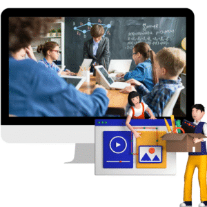 تصميم موقع أكاديمية تعليمية أونلاين