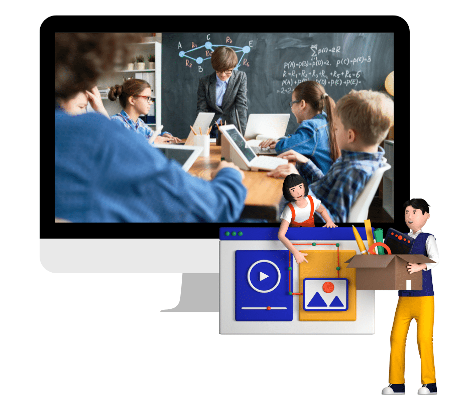 7 تصميم موقع أكاديمية تعليمية أونلاين - الصورة 1