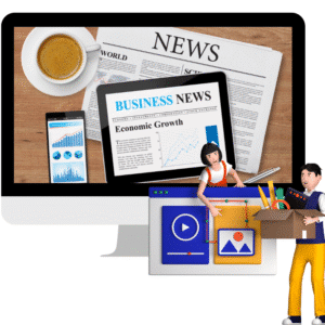 تصميم موقع إخباري أو مجلة إلكترونية