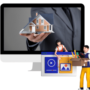 تصميم موقع عقارات لعرض الشقق والمشاريع