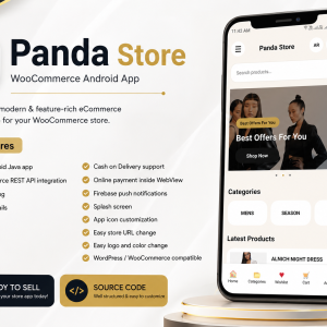 Panda Store – WooCommerce Android App Source Code